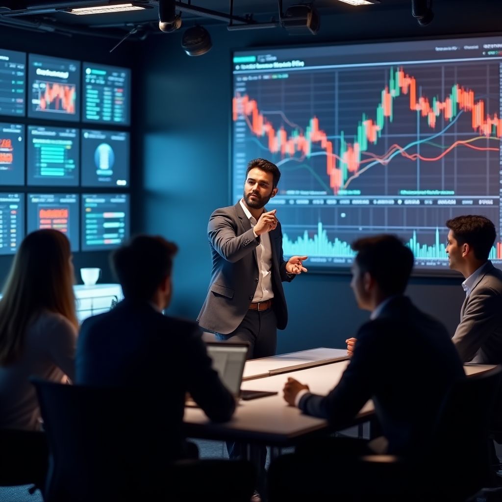 Sesión de trading en vivo