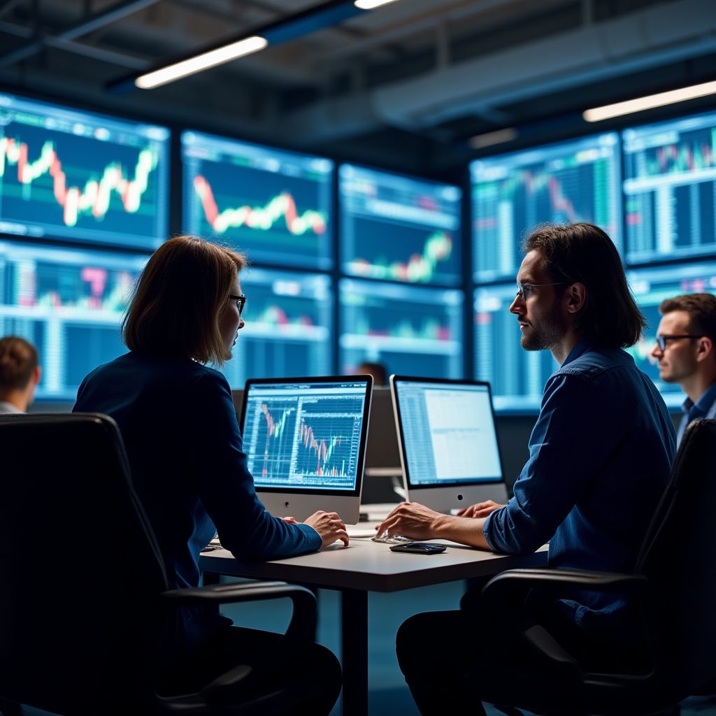 Equipo de expertos en trading en nuestras oficinas de Buenos Aires